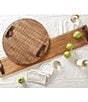 Color:brown - Image 2 - Round Over Sized Mango Wood Board