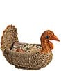 Mud Pie Thanksgiving Turkey Basket & Towel Set - Image 1