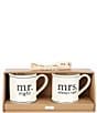 Color:Clear - Image 1 - Wedding Mr & Mrs Right Mug Set