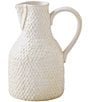 Mud Pie White House Collection Textured Jug Bud Medium Vase, Color:Natural - Image 1