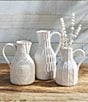 Mud Pie White House Collection Textured Jug Bud Medium Vase, Color:Natural - Image 2