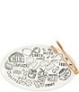 Mud Pie Wine & Cheese Charcuterie Platter Set - Image 1