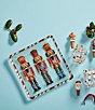 Mud Pie Winter Wonderland Nutcracker Glass Platter, Color:Multi - Image 2