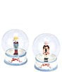 Mud Pie Winter Wonderland Nutcracker Snow Globe Salt & Pepper Set - Image 1