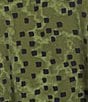 Multiples Knit Dotted Print Scoop Neck 3/4 Sleeve Top - Image 4