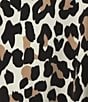 Color:Multi - Image 5 - Knit Leopard Print Boat Neck 3/4 Sleeve Top