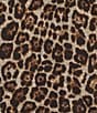 Multiples Knit Quilted Animal Print Stand Collar Sleeveless Snap Front Reversible Vest - Image 6