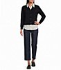 Multiples Knit V-Neck Long Sleeve Sweater Cardigan - Image 3