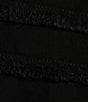 Color:Black Denim - Image 4 - Petite Size Pull-On Fringe Hem Straight Leg Stretch Denim Ankle Jeans