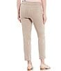 Multiples Slimsation® by Multiples Petite Size Stretch Twill Pull-On Straight Ankle Pants, Color:Stone - Image 2