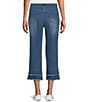 Multiples Petite Size Twill Pull-On Crop Jeans - Image 2