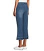 Multiples Petite Size Twill Pull-On Crop Jeans - Image 4