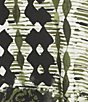 Multiples Placement Print Crew Neck 3/4 Sleeve Top - Image 4