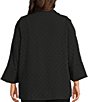 Multiples Plus Size Clipped Jacquard 2 Piece Jacket & Matching Tank - Image 2