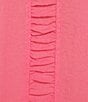 Multiples Plus Size Crinkle Woven Scoop Neck 3/4 Sleeve Shirred Front Top - Image 6
