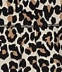 Color:Multi - Image 4 - Plus Size Knit Leopard Print Scoop Neck 3/4 sleeve Top