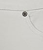 Multiples Plus Size Solid Garment Dyed 4-Way Stretch Pull-On Crop Pants - Image 3