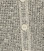 Multiples Plus Size Textured Knit Cowl Neck 3/4 Sleeve Faux Button Novelty Top - Image 4