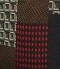 Multiples Plus Size Yarn Dye Jacquard Knit Patchwork Cowl Neck 3/4 Raglan Sleeve Top - Image 4