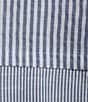 Multiples Plus Size Yarn-Dye Stripe Point Collar Long Roll-tab Sleeve Button-Front Shirt - Image 4