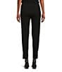 Color:Black - Image 2 - Slimsation® by Multiples Relaxed Tapered Leg Tummy Control Pull-On Ankle Pants