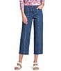 Multiples Slimsation® by Multiples Petite Size Fringe Front Seam Crop Pant - Image 1