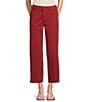 Multiples Slimsation Stretch Denim Flat Front Crop Length Pants - Image 1