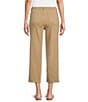 Multiples Stretch Dyed Denim Flat Front Straight Leg Crop Length Pants - Image 2