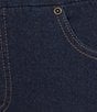 Multiples Stretch Relaxed Pull-On Ankle Jeans, Color:Midnight Indigo - Image 6