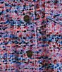 Multiples Woven Tweed Multi Print Point Collar Long Sleeve Button Front Shirt - Image 4