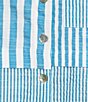 Multiples Yarn-Dye Stripe Point Collar Long Roll-Tab Sleeve Button-Front Shirt - Image 6
