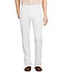 Color:White - Image 1 - Alex Slim-Fit Flat Front Sateen Dress Pants