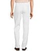 Color:White - Image 2 - Alex Slim-Fit Flat Front Sateen Dress Pants