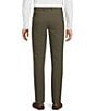 Murano Alex Slim Fit Performance Stretch Flat Front Chino Knit Pants, Color:Dark Olive - Image 2