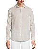 Murano Baird McNutt Linen Classic Fit Solid Long Sleeve Woven Shirt - Image 5