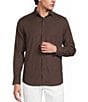 Murano Baird McNutt Linen Classic Fit Solid Long Sleeve Woven Shirt - Image 6