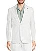 Murano Baird McNutt Linen Slim Fit Blazer, Color:White - Image 3