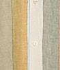 Color:Multi - Image 4 - Baird McNutt Linen Slim-Fit Multi Stripe Short Sleeve Woven Camp Shirt