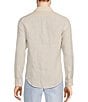 Color:Ecru - Image 2 - Baird McNutt Linen Slim Fit Solid Long Sleeve Woven Shirt