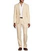 Color:Ecru - Image 3 - Baird McNutt Linen Slim Fit Suit Separates Blazer