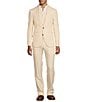 Color:Ecru - Image 4 - Baird McNutt Linen Slim Fit Suit Separates Blazer