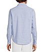 Murano Big & Tall Baird McNutt Linen Classic Fit Solid Long Sleeve Woven Shirt - Image 4