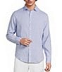 Murano Big & Tall Baird McNutt Linen Classic Fit Solid Long Sleeve Woven Shirt - Image 1