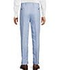Murano Big & Tall Baird McNutt Linen Zac Classic Fit Flat Front Suit Separates Pants - Image 2