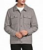 Murano Big & Tall City Stride Button Front Shirt Jacket - Image 1