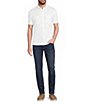 Murano Big & Tall Liquid Luxury Short Sleeve Knit Interlock Solid Button Front Shirt - Image 3