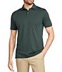 Murano Big & Tall Liquid Luxury Slim Fit Solid Interlock Short Sleeve Polo Shirt - Image 5