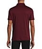 Murano Big & Tall Liquid Luxury Slim Fit Solid Interlock Short Sleeve Polo Shirt - Image 2