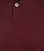 Murano Big & Tall Liquid Luxury Slim Fit Solid Interlock Short Sleeve Polo Shirt - Image 4