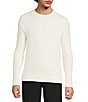Murano Big & Tall Lux Textured Sweater, Color:Cream - Image 1